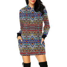 Load image into Gallery viewer, Medicine Blessing Grey Hoodie Dress
