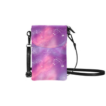 Load image into Gallery viewer, Animal Ancestors 7 Aurora Gases Pink and Purple Small Cell Phone Purse
