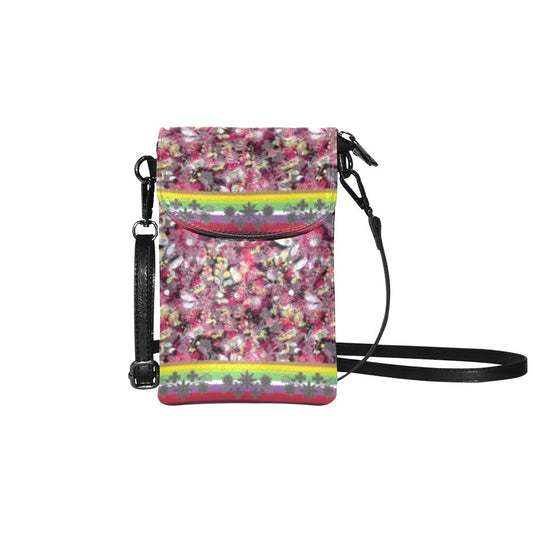 Culture in Nature Maroon Small Cell Phone Purse