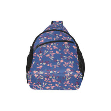 Load image into Gallery viewer, Swift Floral Peach Blue Chest Bag
