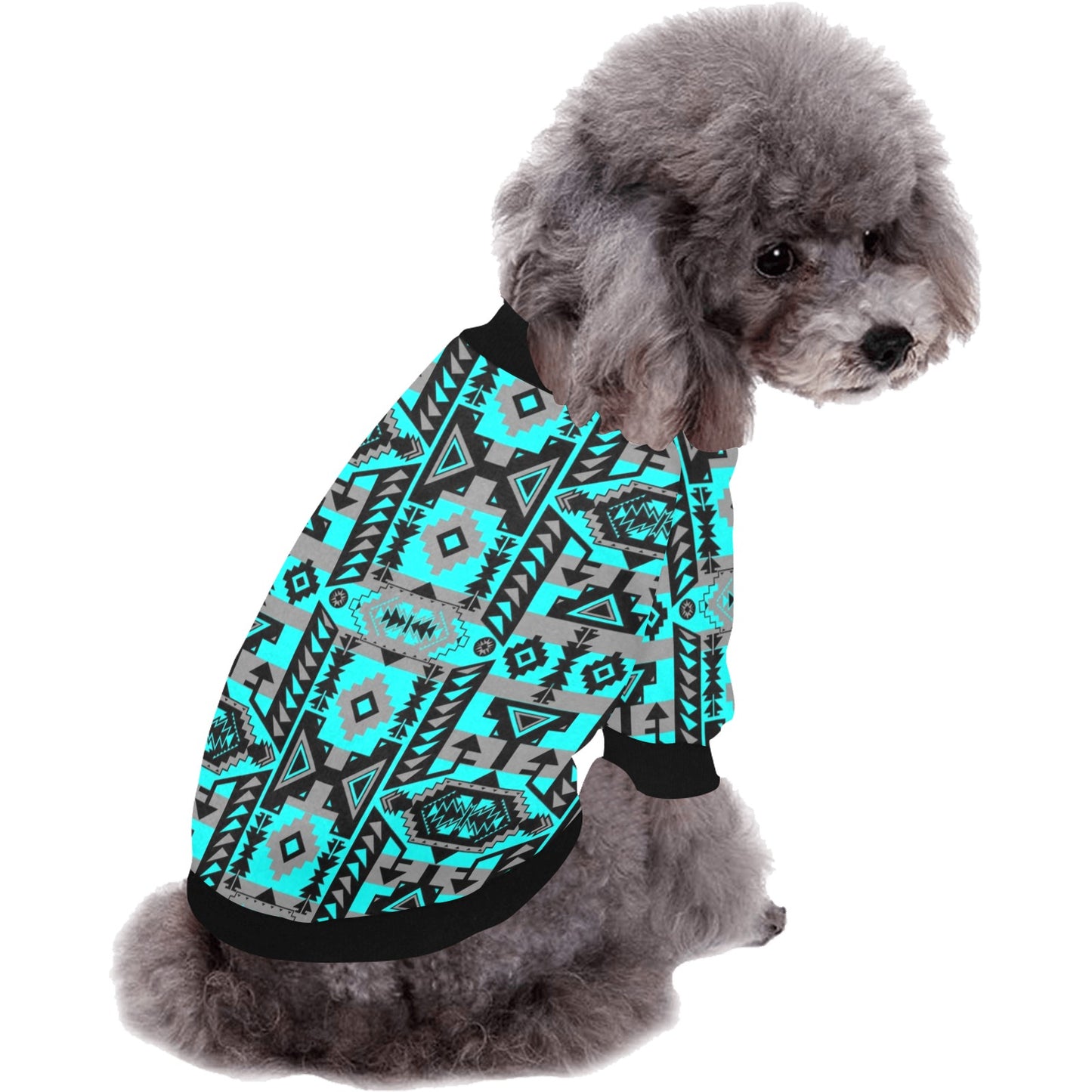 Chiefs Mountain Sky Pet Dog Round Neck Shirt