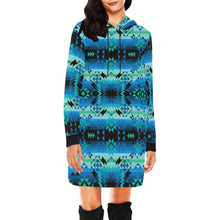 Load image into Gallery viewer, Green Star Hoodie Dress
