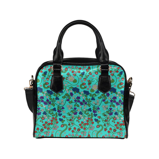 Grandmother Stories Turquoise Shoulder Handbag