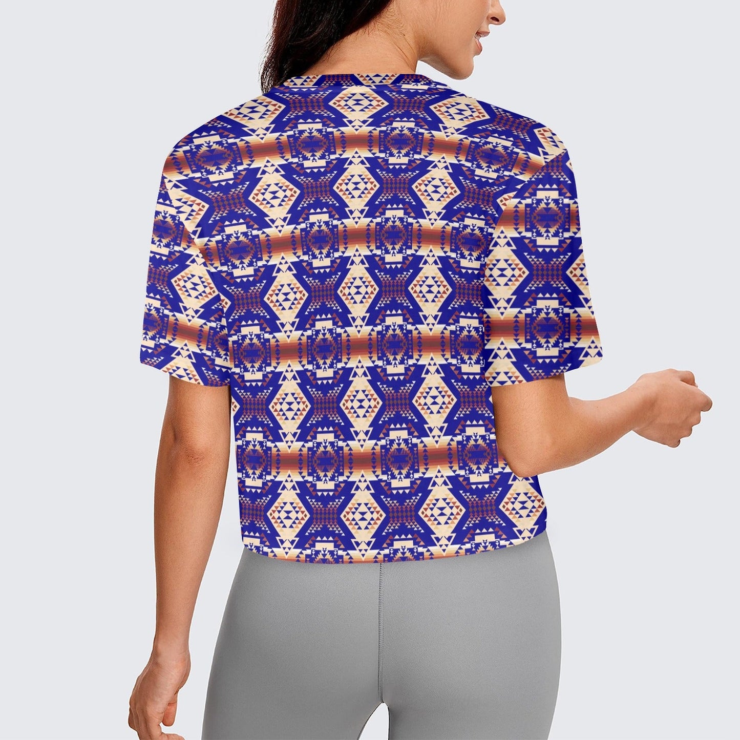Gathering Earth Lake Crop Top