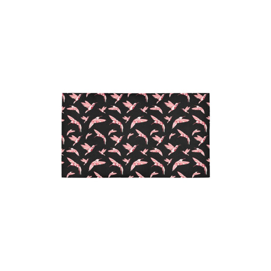 Strawberry Black Bath Rug 16''x 28''