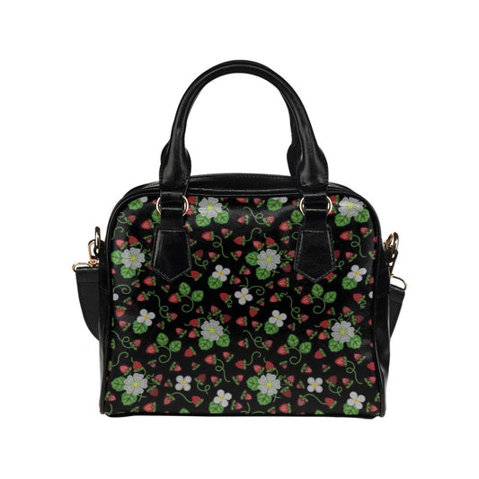 Strawberry Dreams Midnight Shoulder Handbag