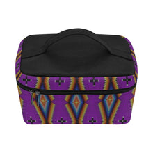 Load image into Gallery viewer, Diamond in the Bluff Purple Cosmetic Bag/Large
