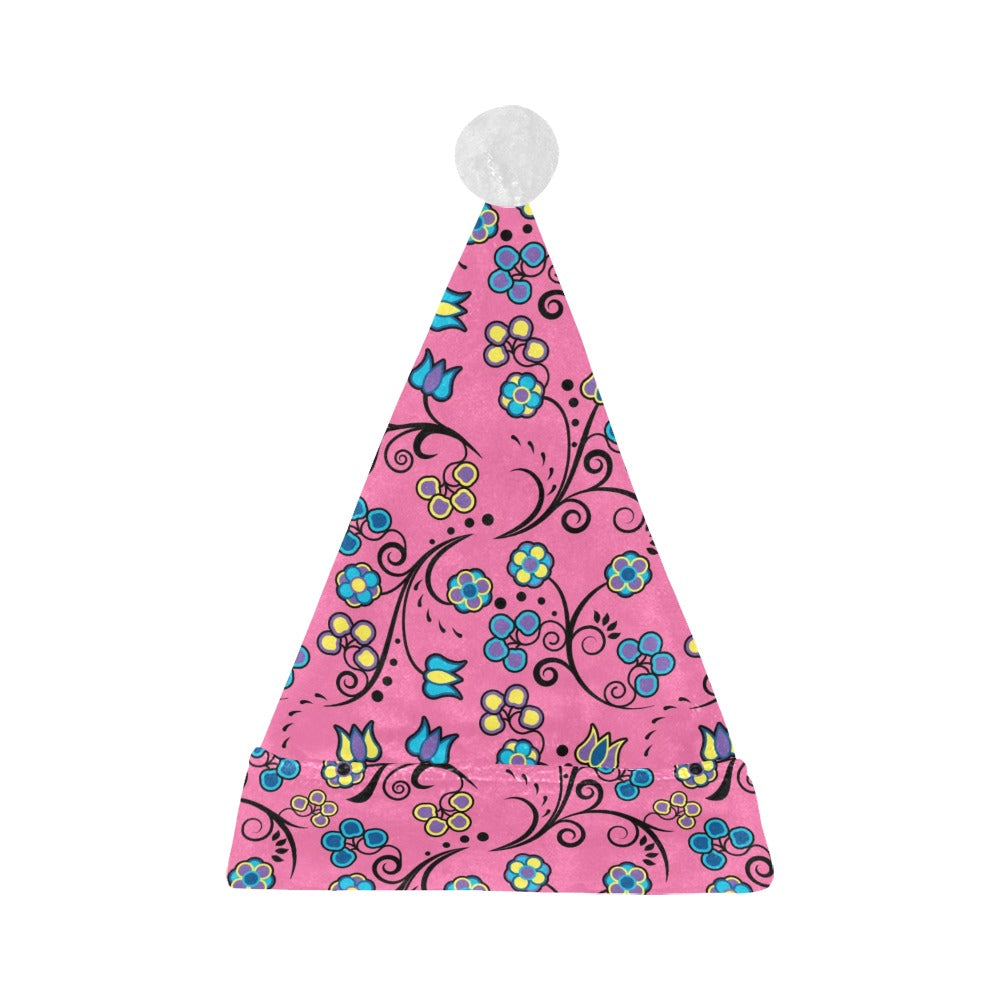 Blue Trio Bubblegum Santa Hat