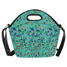 Load image into Gallery viewer, Grandmother Stories Turquoise Neoprene Lunch Bag/Large
