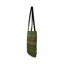 Load image into Gallery viewer, Fire Feather Green Reusable Shopping Bag
