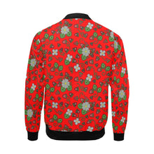 Load image into Gallery viewer, Strawberry Dreams Fire Bomber Jacket for Men
