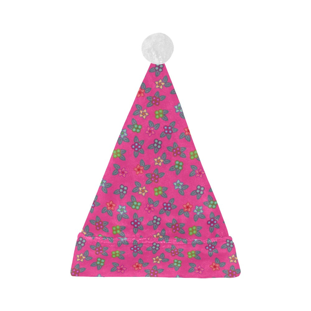 Berry Flowers Santa Hat