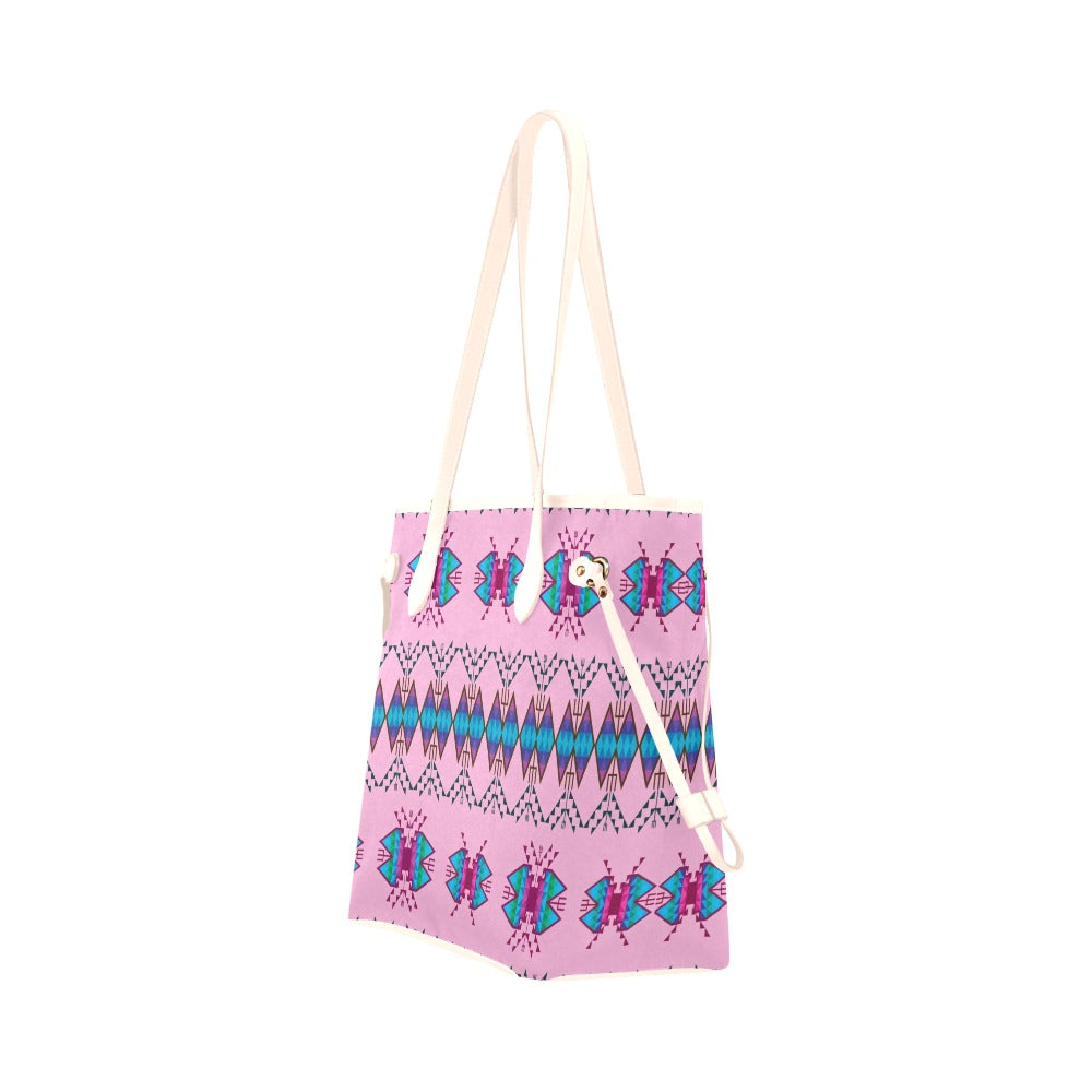 Sacred Trust Carnation Clover Canvas Tote Bag