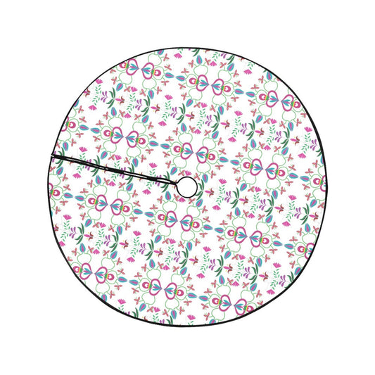 Quilled Divine White Tree Skirt