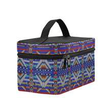 Load image into Gallery viewer, Medicine Blessing Blue Cosmetic Bag/Large
