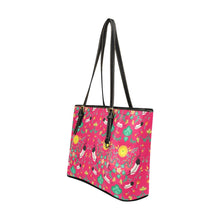 Load image into Gallery viewer, New Growth Pink Leather Tote Bag
