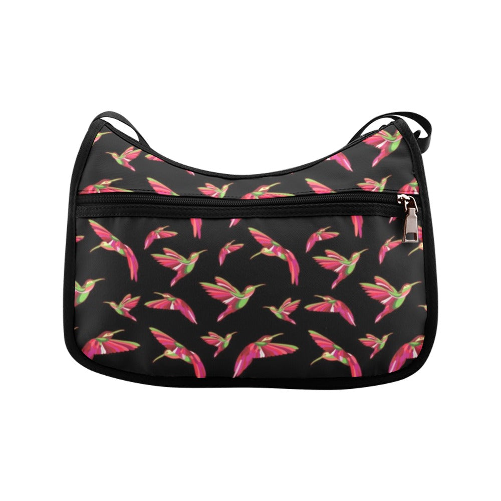 Red Swift Colourful Black Crossbody Bags