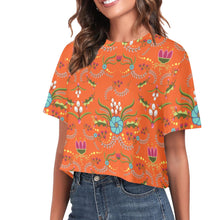 Load image into Gallery viewer, First Bloom Carrot Crop Top
