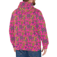 Load image into Gallery viewer, Rainbow Tomorrow Tulip Men&#39;s Long Sleeve Fleece Hoodie
