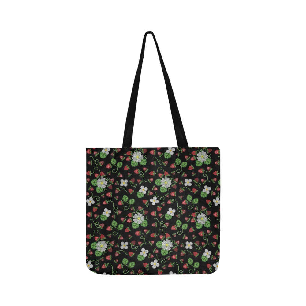 Strawberry Dreams Midnight Reusable Shopping Bag