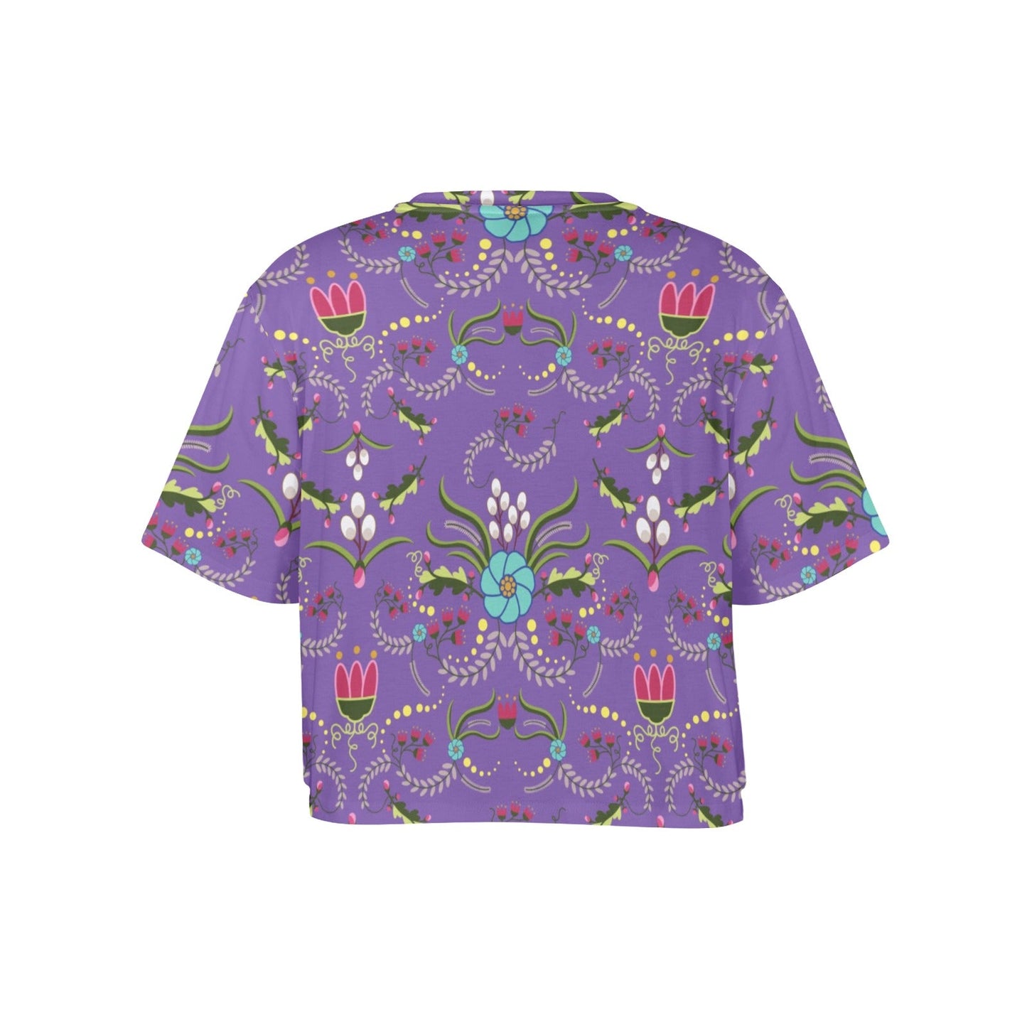 First Bloom Royal Crop Top