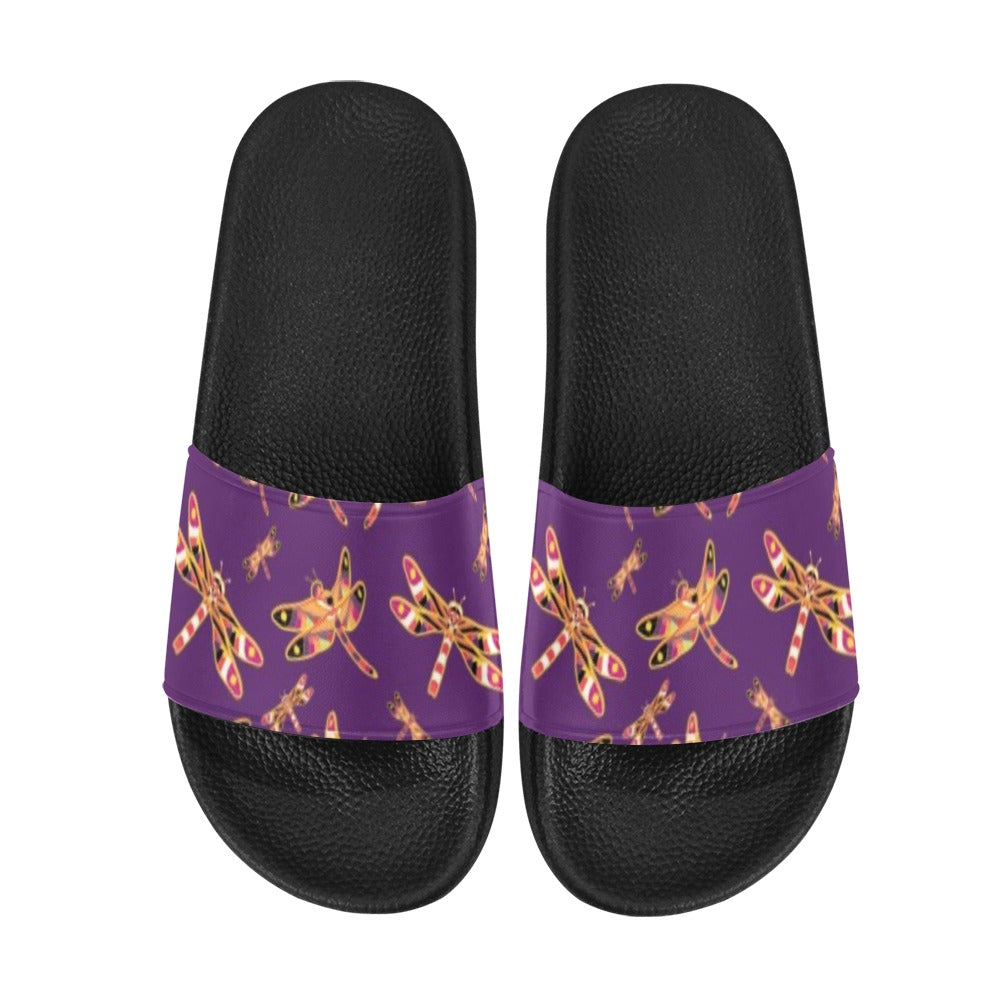 Gathering Yellow Purple Women's Slide Sandals