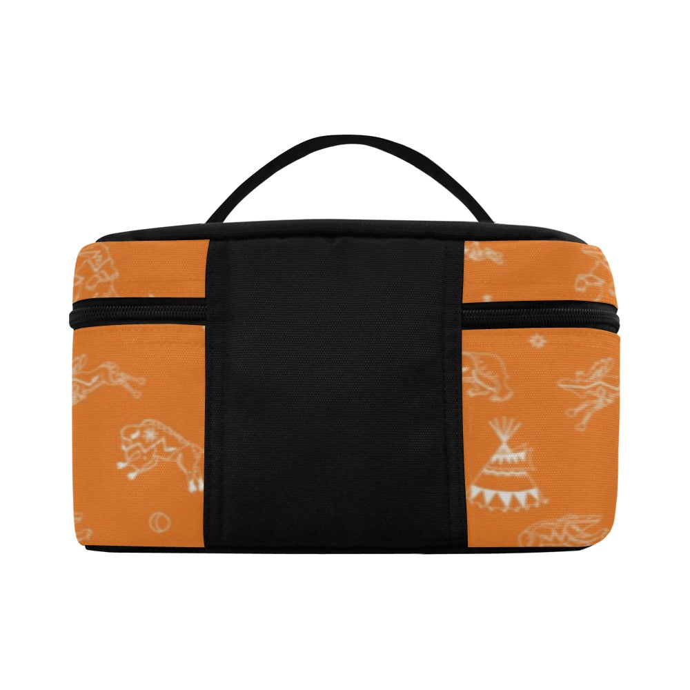 Ledger Dables Orange Cosmetic Bag