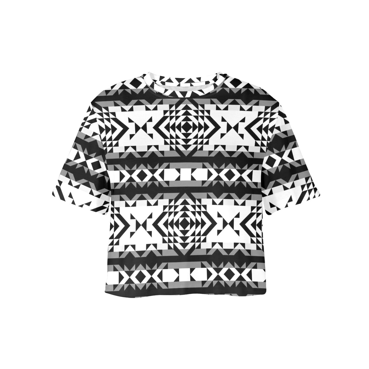 Black Rose Crop Top