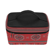 Load image into Gallery viewer, Evening Feather Wheel Blush Cosmetic Bag
