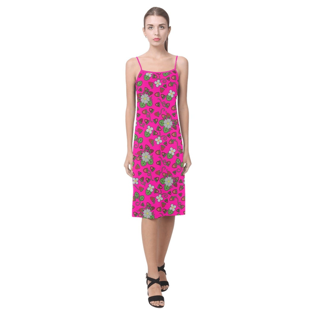 Strawberry Dreams Blush Alcestis Slip Dress