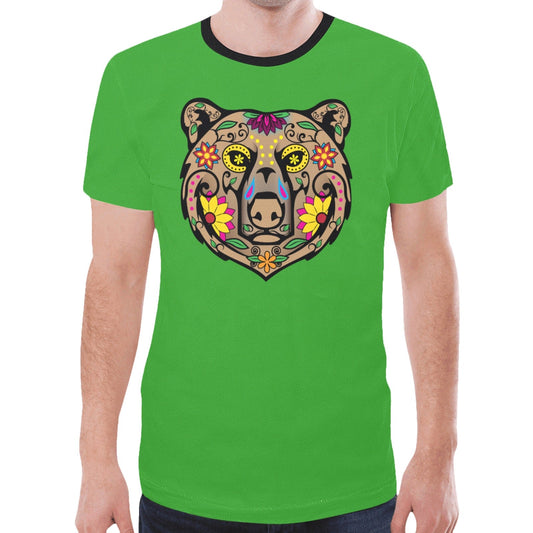 Bear Spirit Guide Green T-shirt for Men