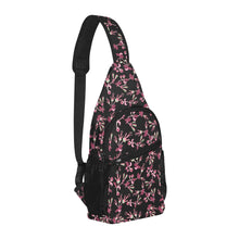 Load image into Gallery viewer, Floral Green Black Chest Bag
