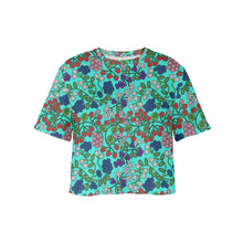 Load image into Gallery viewer, Takwakin Harvest Turquoise Crop Top
