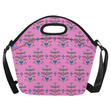 Load image into Gallery viewer, Dakota Damask Cheyenne Pink Neoprene Lunch Bag/Large
