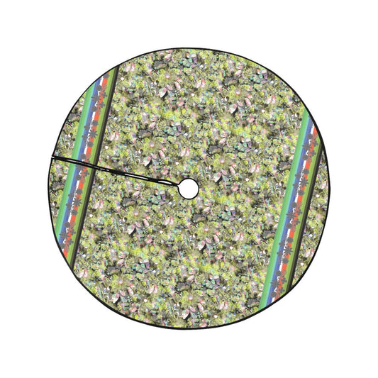 Culture in Nature Green Leaf Tree Skirt