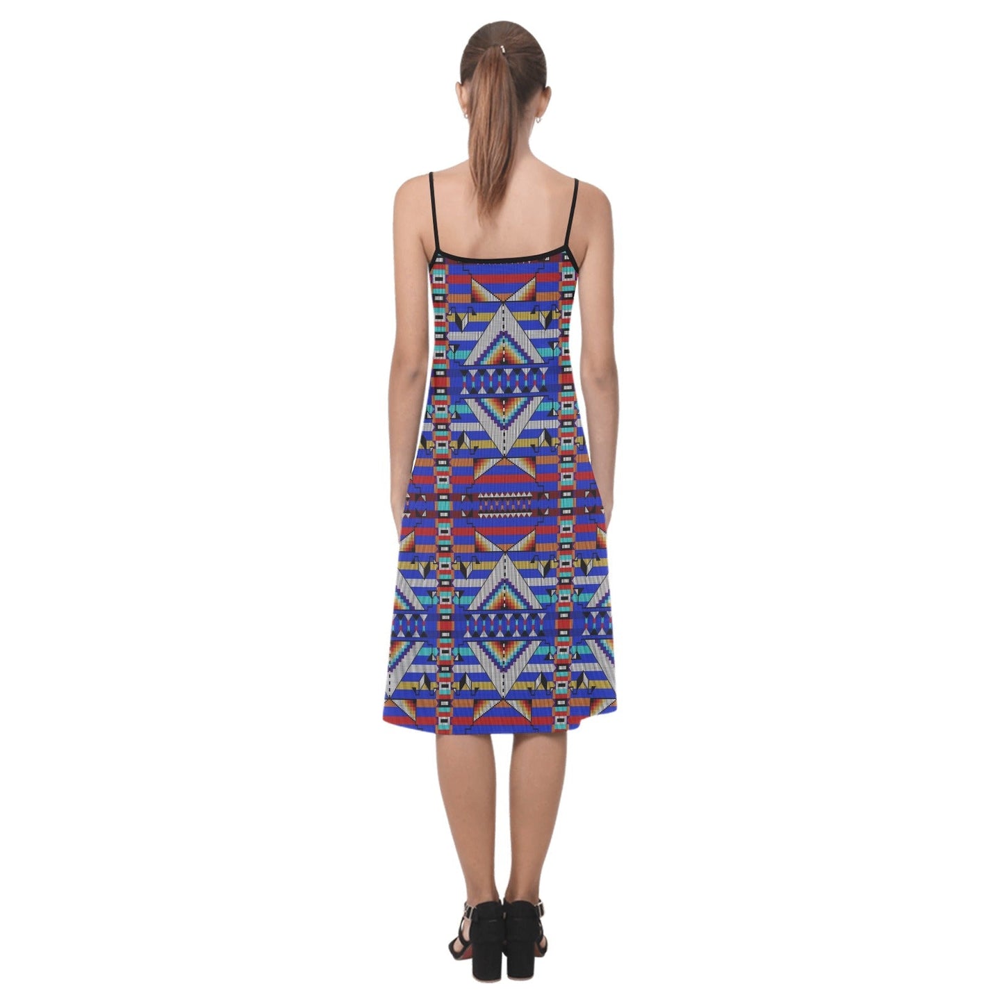 Medicine Blessing Blue Alcestis Slip Dress