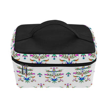 Load image into Gallery viewer, Dakota Damask White Cosmetic Bag/Large
