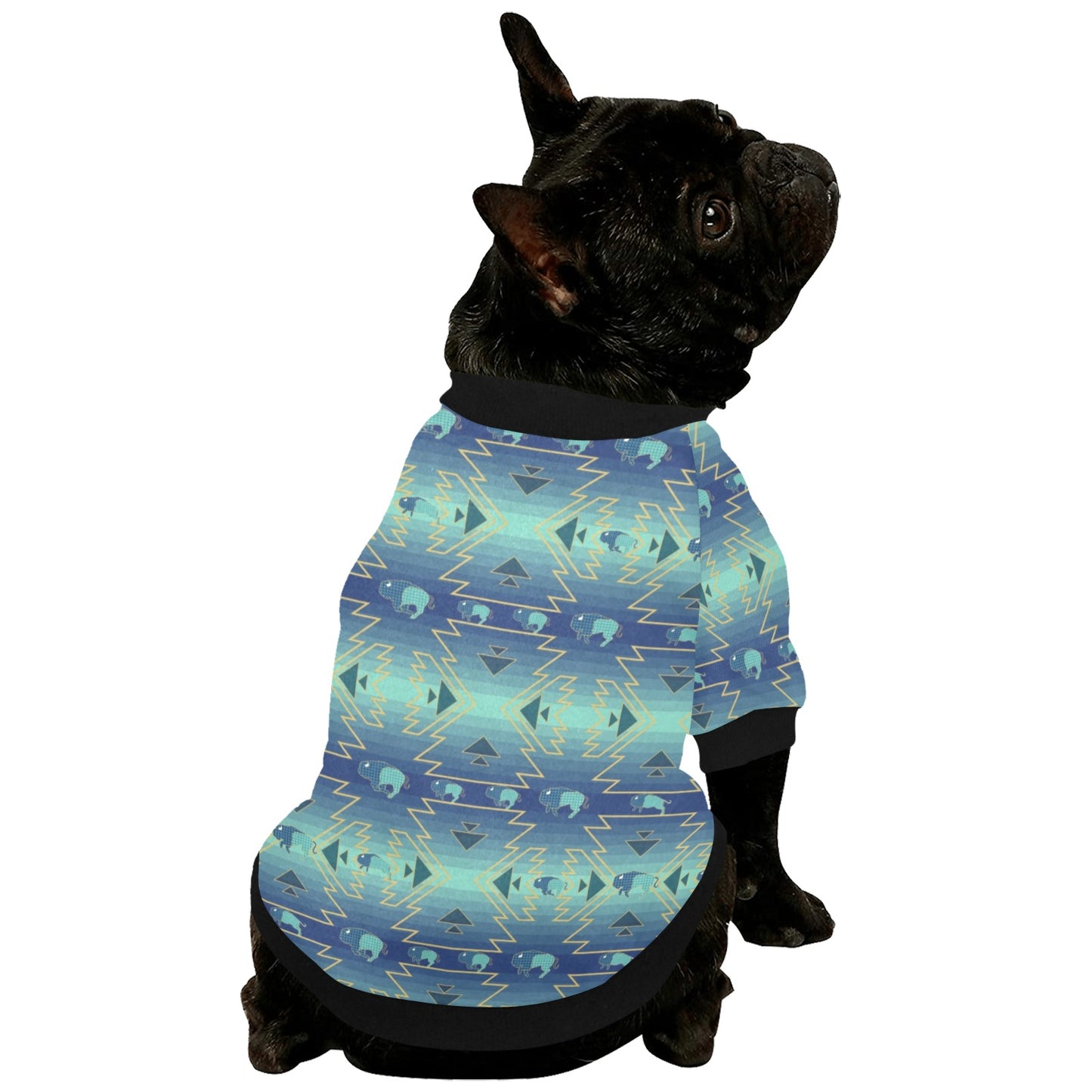 Buffalo Run Pet Dog Round Neck Shirt