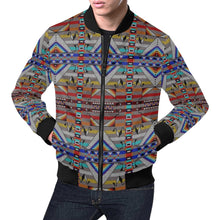 Load image into Gallery viewer, Medicine Blessing Grey Bomber Jacket for Men
