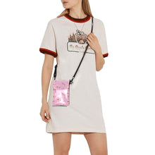 Load image into Gallery viewer, Strawberry Pink Small Cell Phone Purse
