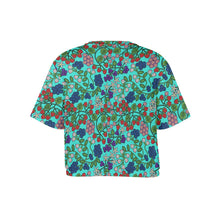 Load image into Gallery viewer, Takwakin Harvest Turquoise Crop Top
