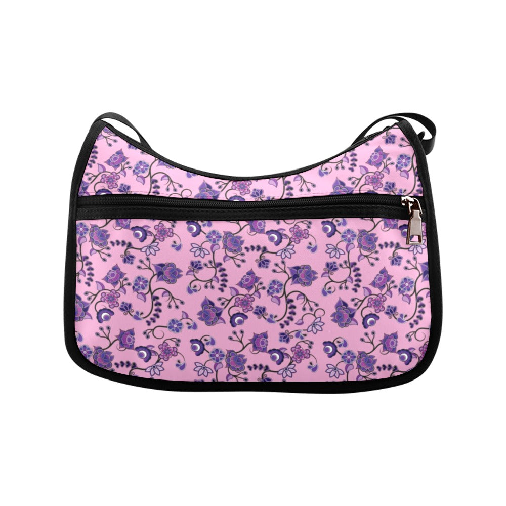 Purple Floral Amour Crossbody Bags