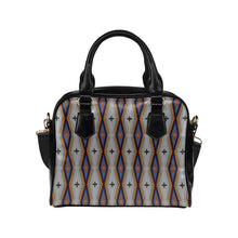 Load image into Gallery viewer, Diamond in the Bluff White Shoulder Handbag
