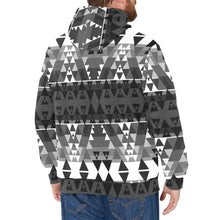 Load image into Gallery viewer, Writing on Stone Black and White Men&#39;s Long Sleeve Fleece Hoodie
