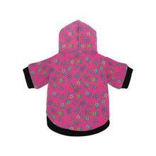 Load image into Gallery viewer, Berry Flowers Pet Dog Hoodie
