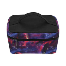 Load image into Gallery viewer, Animal Ancestors 3 Blue Pink Swirl Cosmetic Bag
