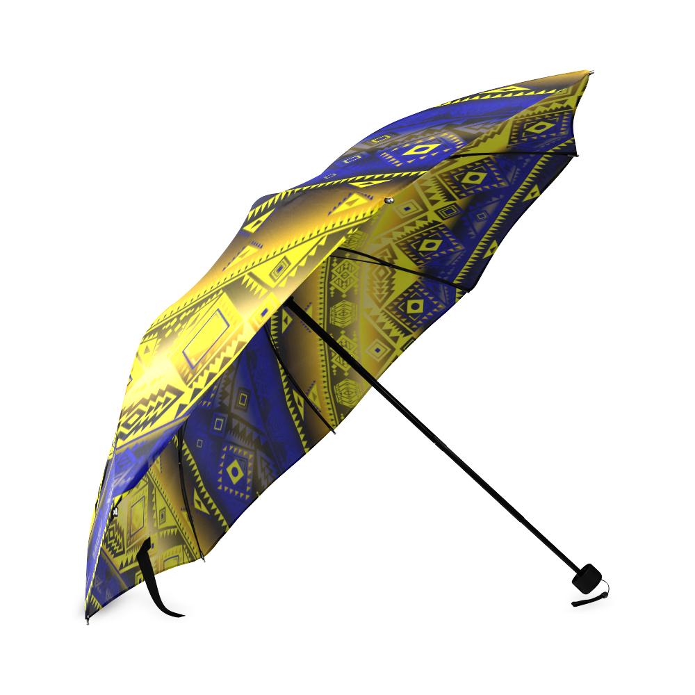 California Coast Afternoon Storm Foldable Umbrella Foldable Umbrella e-joyer 