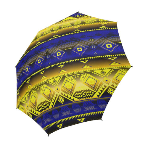 California Coast Afternoon Storm Semi-Automatic Foldable Umbrella Semi-Automatic Foldable Umbrella e-joyer 