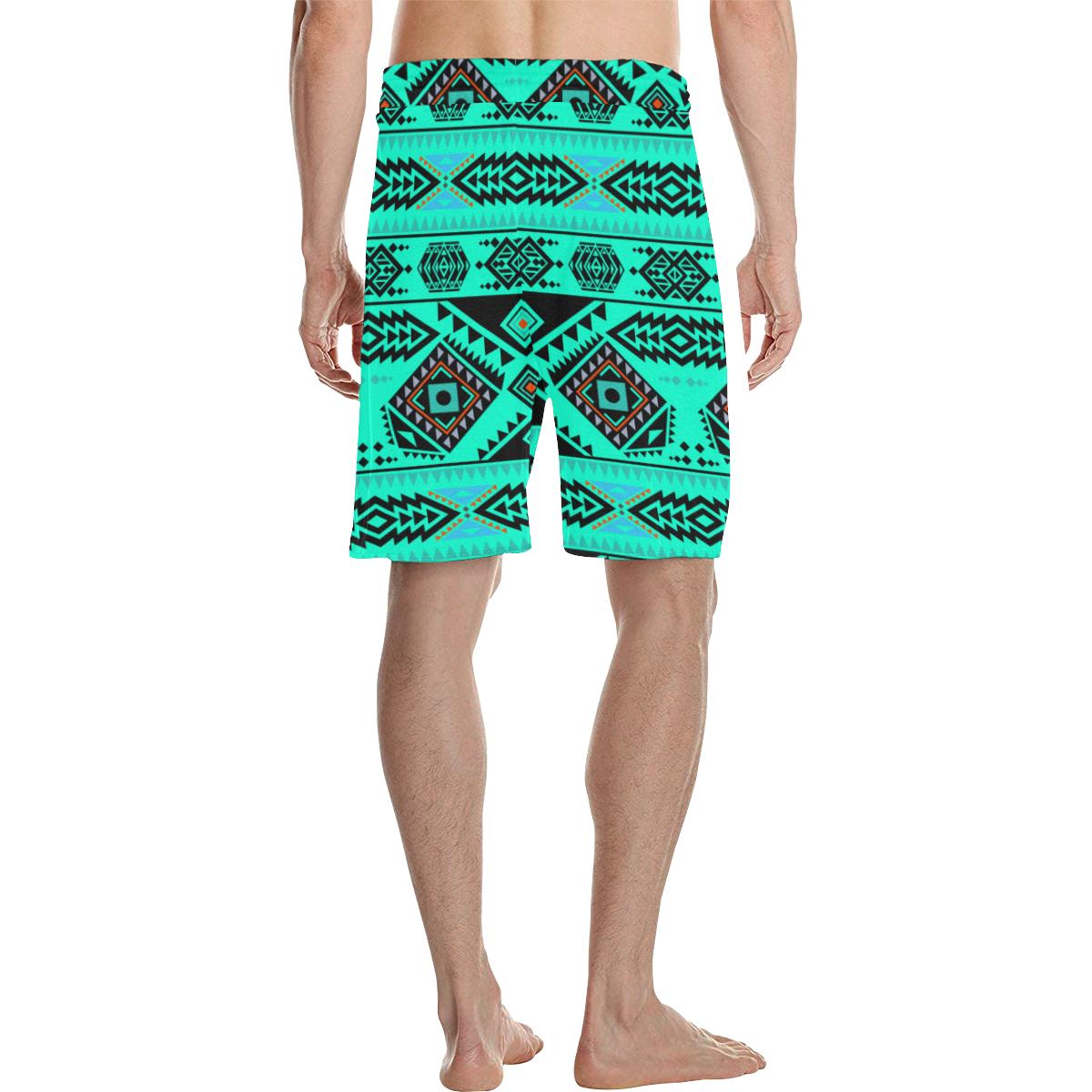 California Coast Big Seas Men's All Over Print Casual Shorts (Model L23) Men's Casual Shorts (L23) e-joyer 