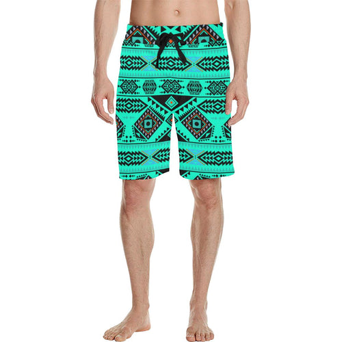 California Coast Big Seas Men's All Over Print Casual Shorts (Model L23) Men's Casual Shorts (L23) e-joyer 